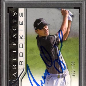2021 UD Artifacts Golf #79 Rasmus Hojgaard Signed Rookie /999 PSA GEM 10 AUTO