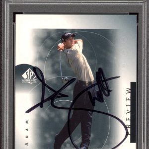 2001 SP Authentic Preview #24 Adam Scott Signed Authentic Stars Rookie PSA AUTO