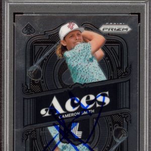 2024 Panini Prizm LIV Golf #10 Cameron Smith Signed Aces Rookie PSA GEM 10 AUTO