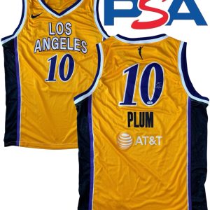 Kelsey Plum Signed WNBA Los Angeles Sparks Rebel Edition #10 Jersey PSA AUTO