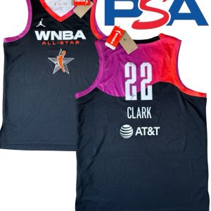 Caitlin Clark Signed Authentic 2024 WNBA ALL STAR GAME #22 Jersey PSA AUTO FEVER