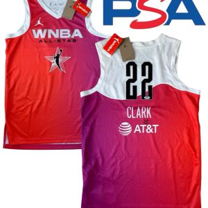 Caitlin Clark Signed Authentic 2024 WNBA ALL STAR GAME #22 Jersey PSA AUTO FEVER