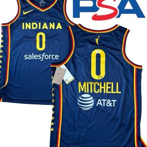 Kelsey Mitchell Signed Autographed WNBA Indiana Fever #0 Jersey PSA/DNA AUTO