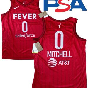 Kelsey Mitchell Signed Autographed WNBA Indiana Fever #0 Jersey PSA/DNA AUTO