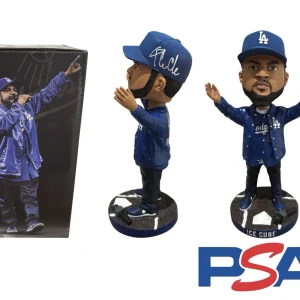 Ice Cube Signed Los Angeles Dodgers World Series SGA Bobblehead 6/21/25 PSA AUTO