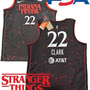 Caitlin Clark Signed 2025 Nike Authentic Stranger Things Rebel Jersey PSA AUTO