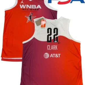Caitlin Clark Signed Authentic 2024 WNBA ALL STAR GAME #22 Jersey PSA AUTO FEVER