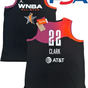 Caitlin Clark Signed Authentic 2024 WNBA ALL STAR GAME #22 Jersey PSA AUTO FEVER