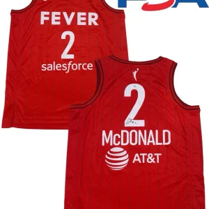 Aari McDonald Signed Autographed WNBA Indiana Fever #2 Jersey PSA/DNA AUTO