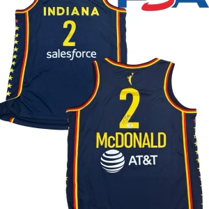 Aari McDonald Signed Autographed WNBA Indiana Fever #2 Jersey PSA/DNA AUTO