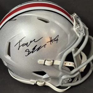 Tavien St. Clair Signed Autographed Ohio State Buckeyes Mini Helmet PSA/DNA COA