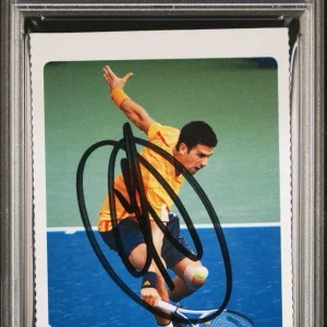 2010 SI For Kids #341 Novak Djokovic Signed Tennis Rookie Card PSA 7 AUTO RC