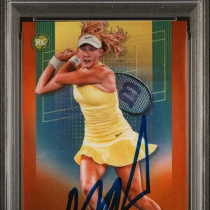 2024 Topps Chrome #81 Mirra Andreeva Rookie Clay Refractor PSA GEM MT 10 AUTO RC