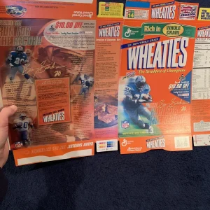 BARRY SANDERS WHEATIES BOX UNUSED NICE Football