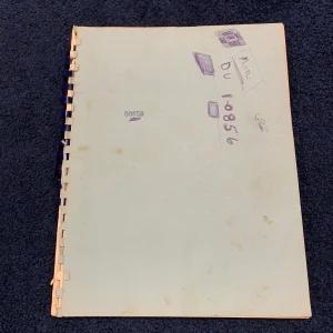 PERSONALLY OWNED HoF’er Merlin Olsen Game Used College ALL AMERICAN Playbook
