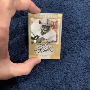 FLOYD LITTLE  SIGNED Upper Deck 2011 Exquisite Endorsements 44/75 Holy Grail #44