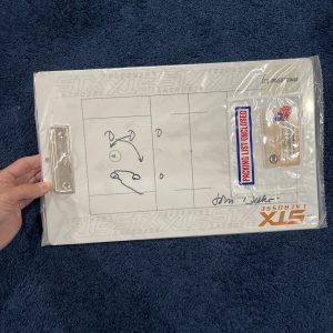 Syracuse University Lacrosse Game Used Clipboard Signed John Desko 2011