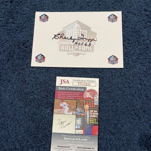 Cardinals HOF Charley Trippi Signed Hall of Fame Card JSA