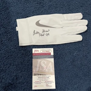 Billy Shaw Signed Autographed Nike Football Glove JSA Buffalo Bills Hof 99