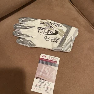 Randy White + Bob Lilly Signed Autographed Nike Football Glove JSA Cowboys