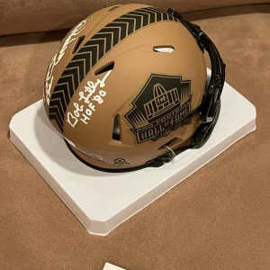 Randy White + Bob Lilly Signed Autographed STS HoF Mini Helmet JSA Cowboys