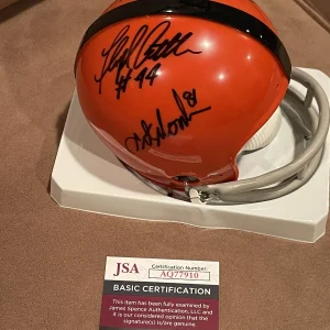 Csonka Little Monk Freeney SIGNED SYRACUSE UNIVERSITY MINI HELMET JSA SU HoF’ers