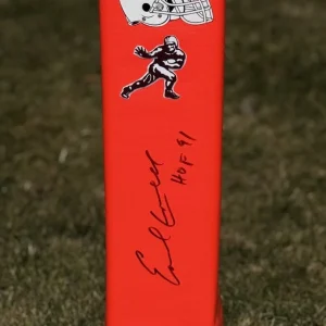 Earl Campbell Signed Autographed Houston Oilers Full Size Football Pylon COA