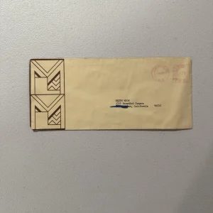 Personally Owned Keith Moon Envelope The Who 12/28/75