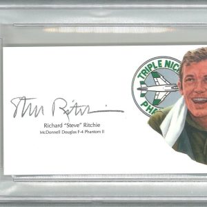 STEVE RITCHIE SIGNED CUT SIGNATURE PSA DNA 84227260 VIETNAM ACE 5V