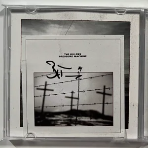 The Killers Brandon Flower signed autograph CD Booklet Insert Pressure Machine