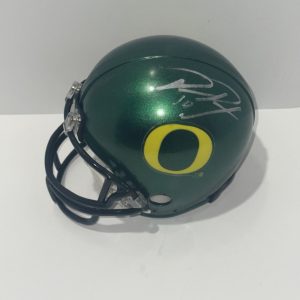 DENNIS DIXON SIGNED OREGON DUCKS MINI HELMET AUTOGRAPHED RARE