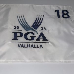 XANDER SCHAUFFELE SIGNED 2024 PGA CHAMPIONSHIP FLAG VALHALLA JSA COA