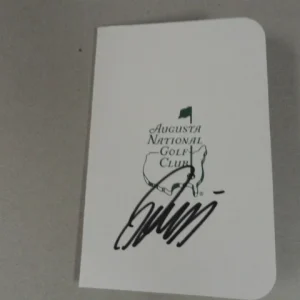 RYO ISHIKAWA SIGNED MASTERS SCORECARD JAPAN CHAMPION