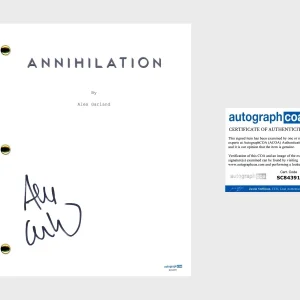 Alex Garland ‘Annihilation’ Director Signed 127 Page Full Movie Script ACOA