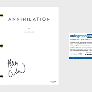 Alex Garland ‘Annihilation’ Director Signed 127 Page Full Movie Script ACOA