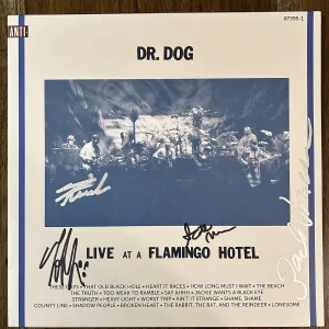 ‘Dr. Dog’ Band Signed Vinyl Album Live At A Flamingo Hotel Toby Leaman +3 PROOF