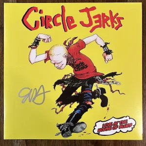 ‘Greg Hetson’ Signed ‘Circle Jerks’ Band Vinyl Album ‘Live At The House Of Blue’