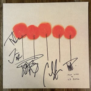 ‘L.S. Dunes’ Full Band Signed Vinyl Album ‘Past Lives’ Anthony Green +4