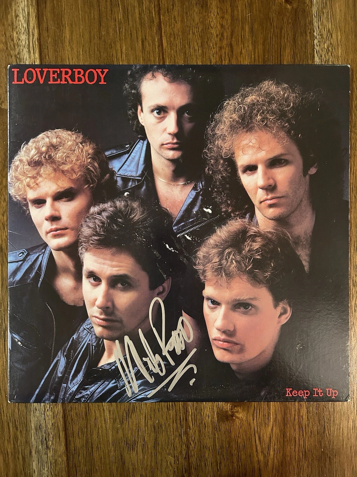 ‘Mike Reno’ Loverboy Band Lead Singer Signed Vinyl Album ‘Keep It Up ...