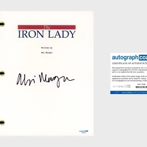 ‘Abi Morgan’ Writer Signed Script ‘The Iron Lady’ Full Movie Script ACOA