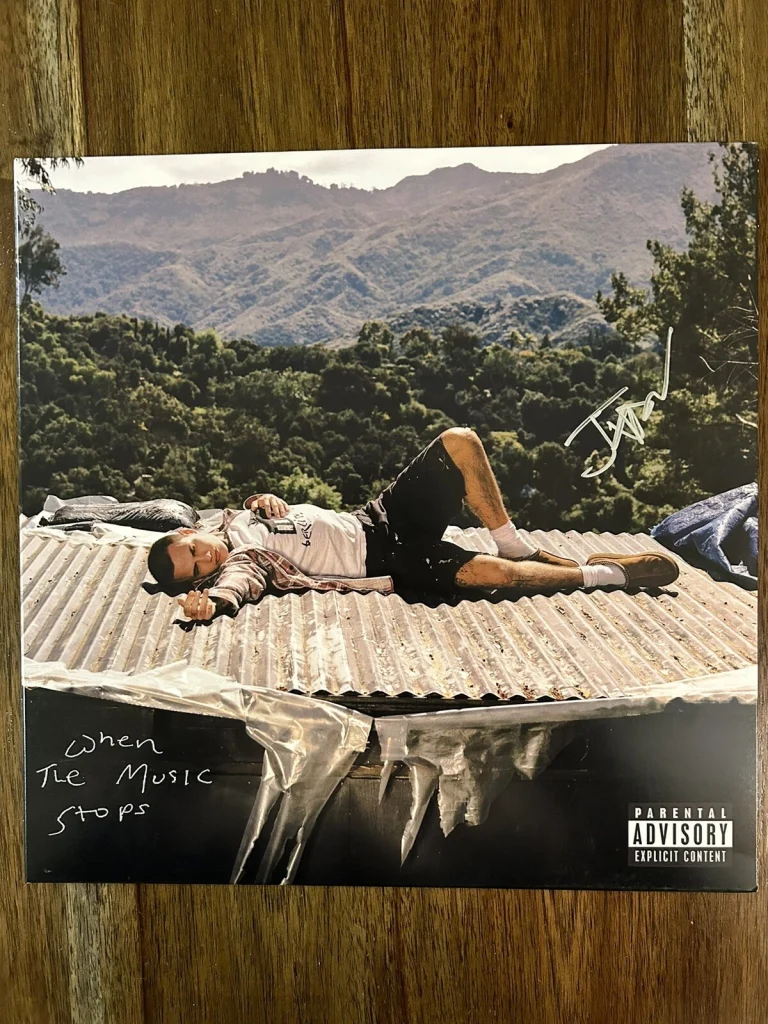 ‘JXDN’ Rapper Signed Vinyl Album ‘When The Music Stops’ Jaden Hossler Beckett