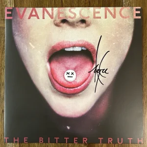 ‘Amy Lee’ Signed Vinyl Album ‘The Bitter Truth’ Beckett Evanescence