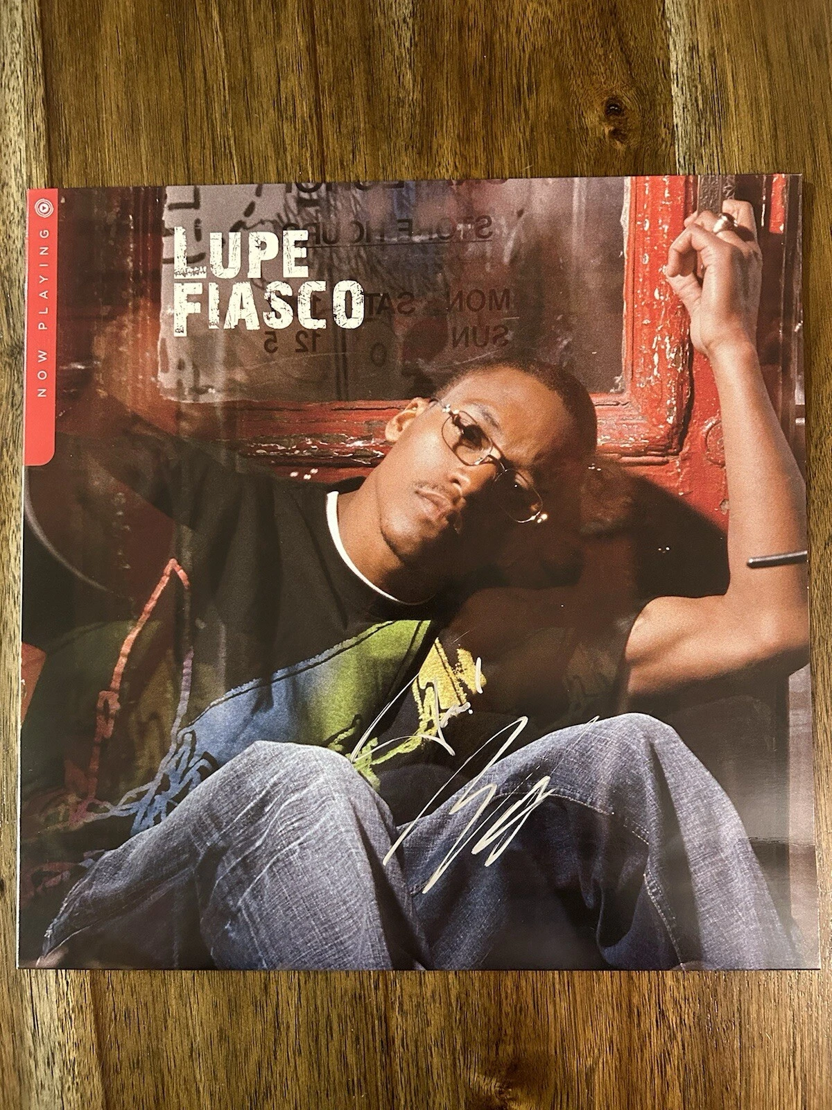 ‘Lupe Fiasco’ Rapper Signed Vinyl Album ‘Now Playing’ Beckett Certified ...