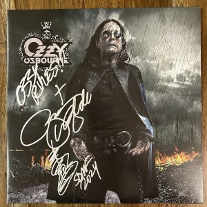 Zakk Wylde ‘Ozzy Osbourne’ Guitarist Signed ‘Black Rain’ Vinyl Album Beckett