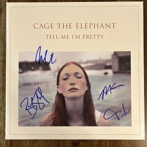 ‘Cage The Elephant’ Band Signed Vinyl Album ‘Tell Me I’m Pretty’ Matt Shultz +3