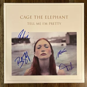 ‘Cage The Elephant’ Band Signed Vinyl Album ‘Tell Me I’m Pretty’ Matt Shultz +3