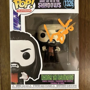 Kayvan Novak ‘What We Do In The Shadows’ Signed Funko Pop ‘Nandor’ Beckett