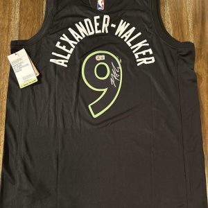 ‘Nickeil Alexander-Walker’ Signed Minnesota Timberwolves Custom Jersey Beckett