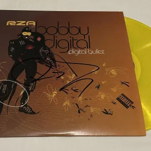 RZA SIGNED DIGITAL BULLET VINYL RECORD JSA