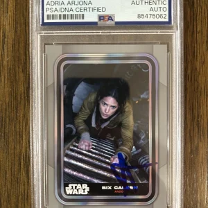 Adria Arjona ‘Andor’ Signed Card ‘Bix Caleen’ PSA Slab Star Wars